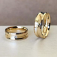 Conjunto Alianças de Moeda Antiga - Edimburgo 6mm