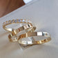 Conjunto Alianças de Moeda Antiga - Zermatt 4mm
