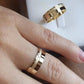 Conjunto Alianças de Moeda Antiga - Florença 5mm