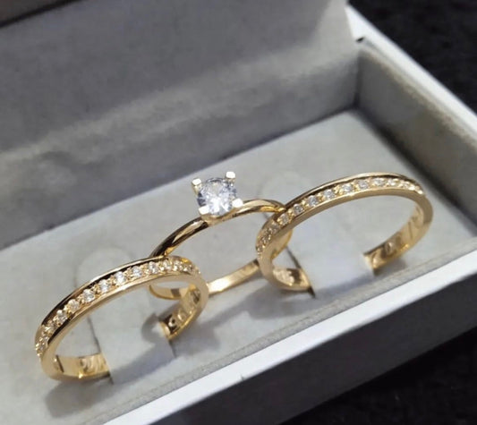 Conjunto Alianças de Moeda Antiga - Voz do Amor 2mm
